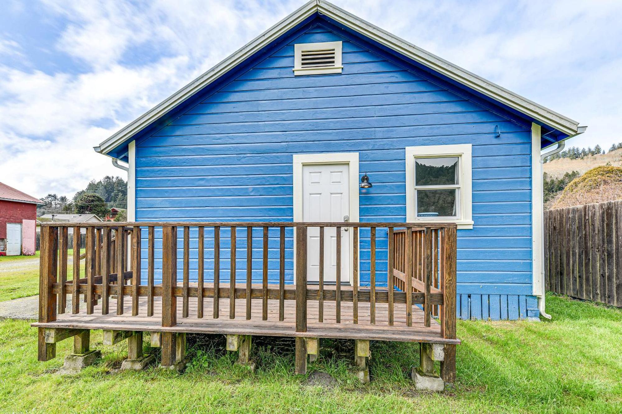 Cozy Norcal Cottage 2 Mi To Redwoods And Beaches! Orick Exterior photo